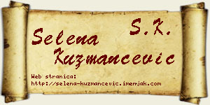 Selena Kuzmančević vizit kartica